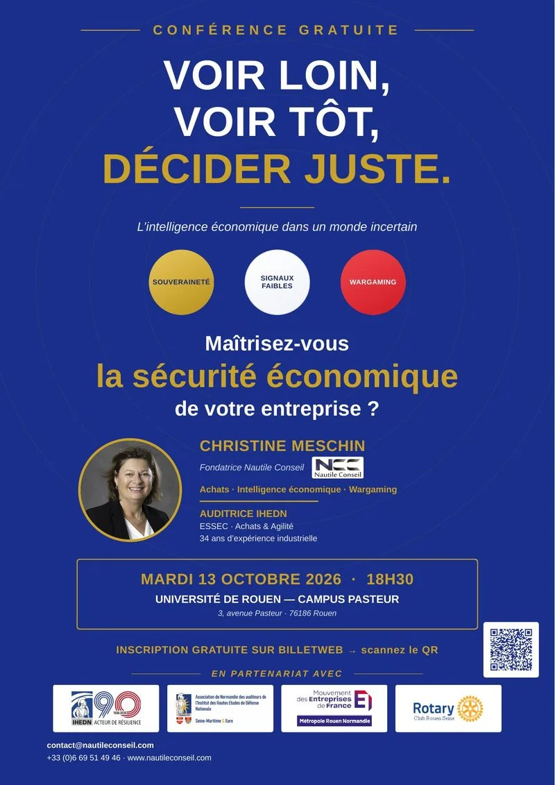 Affiche de la conférence du 13 octobre 2026